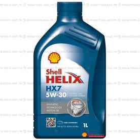 Масло Shell Helix HX7, 5W-30, бутылка 1 л
